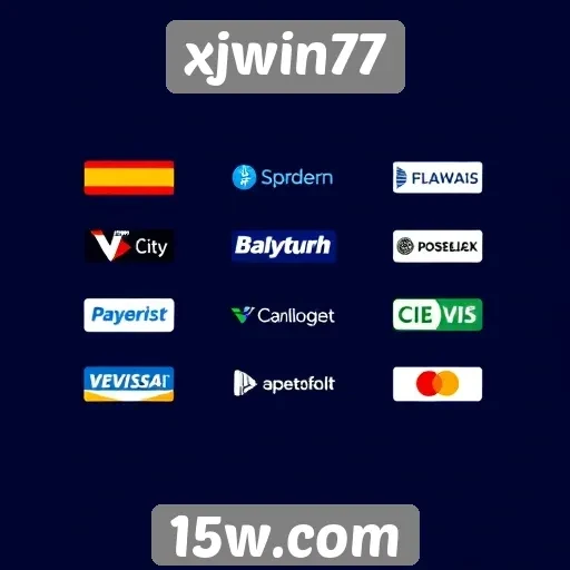 Métodos de pagamento oferecidos pelo xjwin77