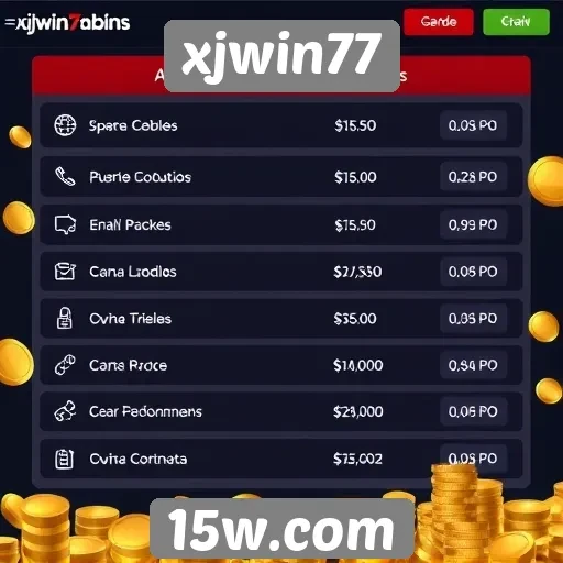 Avaliação das opções de pagamento no xjwin77